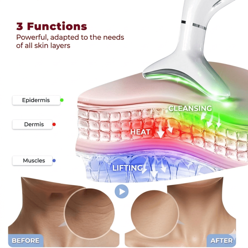 Facial Massager with Anti-Wrinkle Phototherapy - Lumieve